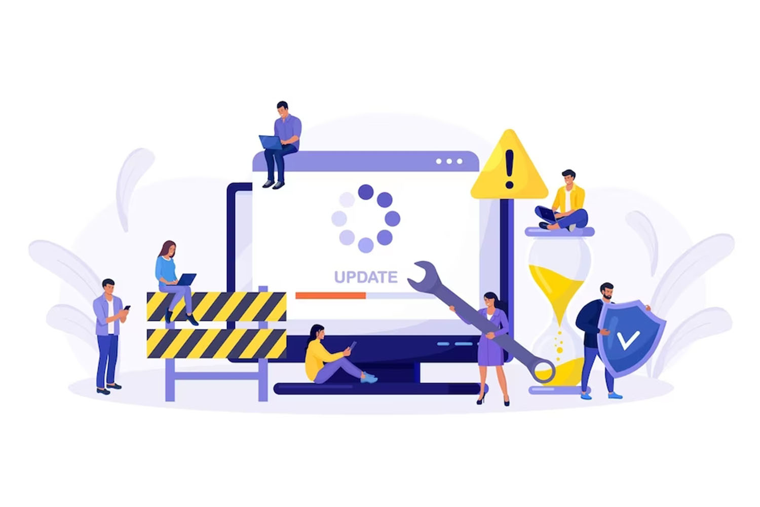 Proactive updates, maintenance, and troubleshooting